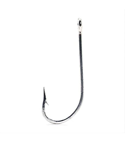 Mustad 3407SSD Classic O'Shaughnessy 2 Extra Strong Forged Duratin Hook (100-Pack), Size 3/0 : Fishing Hooks : Sports & Outdoors