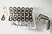 Shapenty Stainless Steel 90 Degree Angle Bracket Corner Shelf Fastener with Screws 40mm x 40mm (12 Pack)