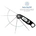 AMIR Digital Meat Thermometer, WATERPROOF Instant Read Cooking Thermometer, UPGRADED WITH BACKLIGHT CALIBRATION, Fast Probe, for Kitchen, BBQ, Grill Food, Auto On/Off, Battery Included (Black)