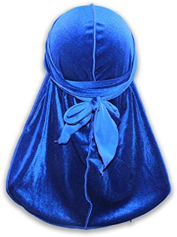 Velvet Premium Durag 360, 540, 720 Waves Extra Long Straps for Men Women Du-RAG