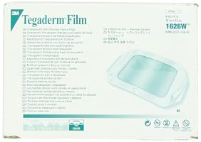 3M 1626W Tegaderm Transparent Film Dressing Frame Style 4 x 4 3/4inch (x