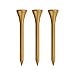 IZZO Golf Wood Golf Tees, 1.75 Inch, Gold (Pack of 200)