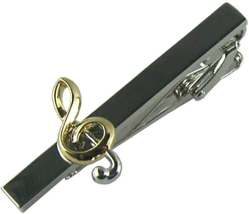Amazon Mg M ネクタイピン ユニーク 音符 ト音記号 シルバー ゴールド B レディース 女性用 ジュエリー 通販