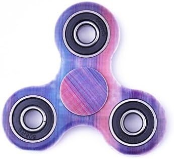 Fidget hand spinner - Twiddle Toy to Reduce Stress and Relieve Anxiety. A friend helps you, your Children Focus and Stay Awake. Great gift for Adults and Kids with ADHD or Autism (colorful steel 5)