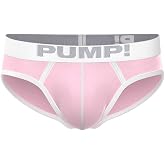 Pump! Milkshake Brief Men's Designer Briefs | Athletic Style Underwear with Supportive Fit