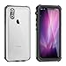 iPhone X Waterproof Case, IMICHaeL Underwater Full Sealed Cover Snowproof Shockproof Dirtproof IP68 Certified Waterproof Case with Built-in Screen Protector for iPhone X 5.8in (Black)