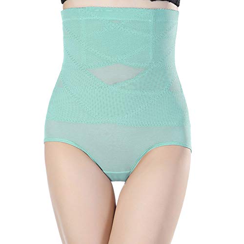 CofeeMO Body Shape Strappy High Waist Underwear,Tummy Control Sexy Slim Panties for Women(Green,XXL)