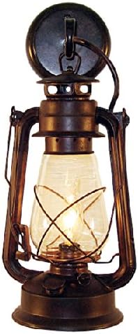Muskoka Lifestyle Products Rustic Lantern Wall Mounted Light Large Rustic