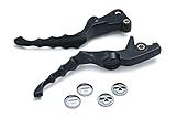 Kuryakyn 7127 Motorcycle Handlebar Accessory: Zombie Clutch and Brake Trigger Levers for 2008-17 Victory Motorcycles with Cable Clutch, Satin Black, 1 Pair