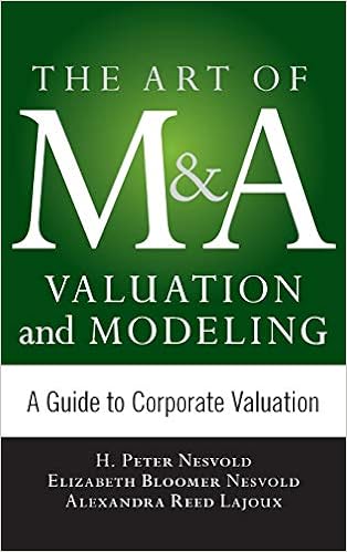 Corporate Valuation Modeling Pdf