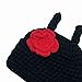 MSFS Baby Photo Prop Outfit Ladybug Clothes Newborn Knit Crochet Photopraphy Dress
