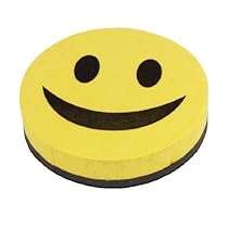 Uxcell Magnetic Smile Face Design Blackboard Whiteboard Eraser Cleaner