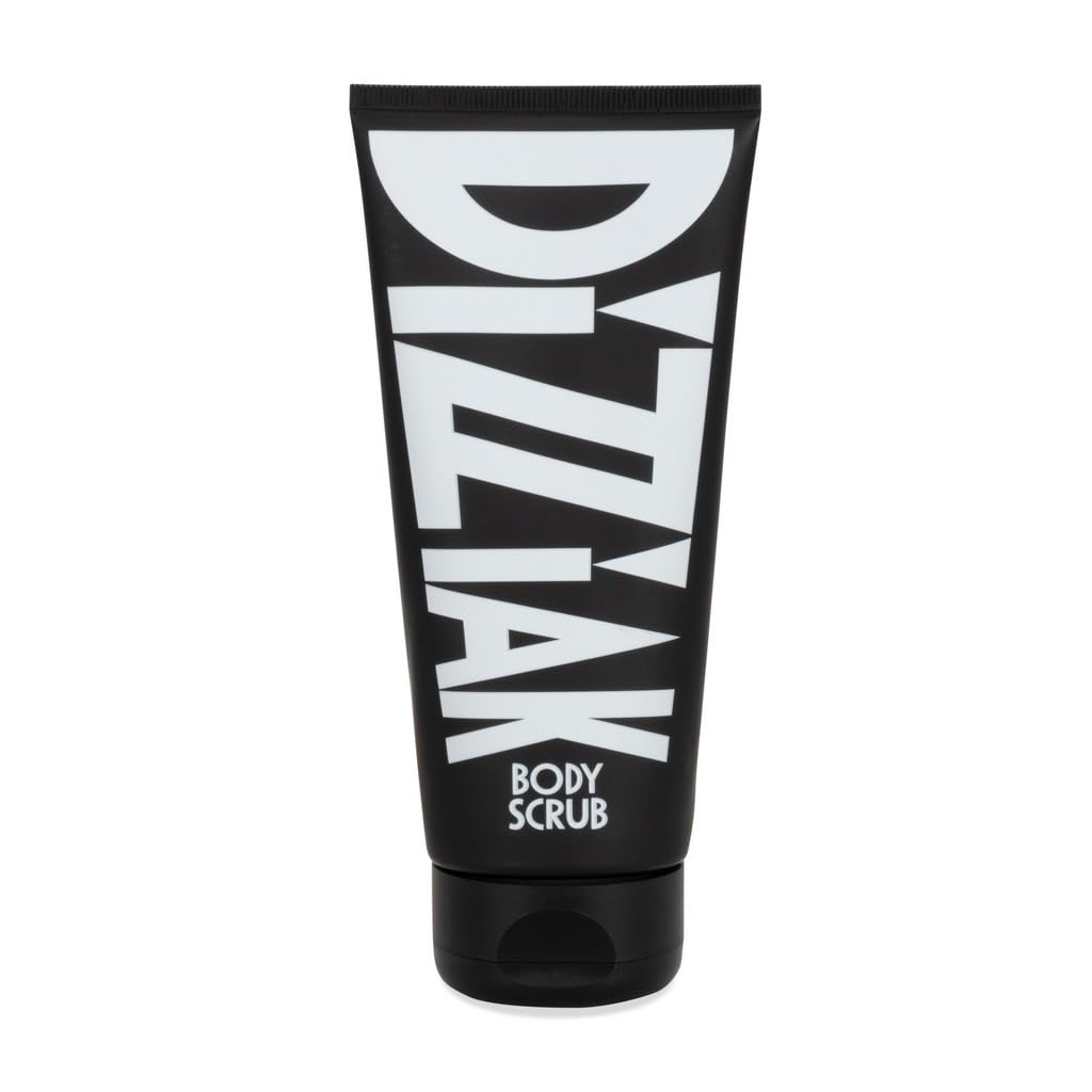 DIZZIAK Exfoliating Body Scrub – The Ultimate Clean and Polish – Rice Hulls, Babassu Oil, Glycerin, Citric Acid & Vitamin A – Gentle Yet Powerful – 200ml