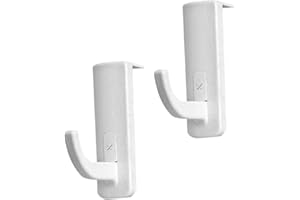 Uonlytech 2pcs Headphone Hook Self-Adhesive Hanger for Cafe Home Use As Headset Holder