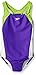 Speedo Little Girls' Infinity Splice 1Piece, Royal Purple, 14