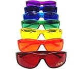 Color Therapy Glasses Pro Style Sets [Set of 7, 9 or 10] Poker Sunglasses