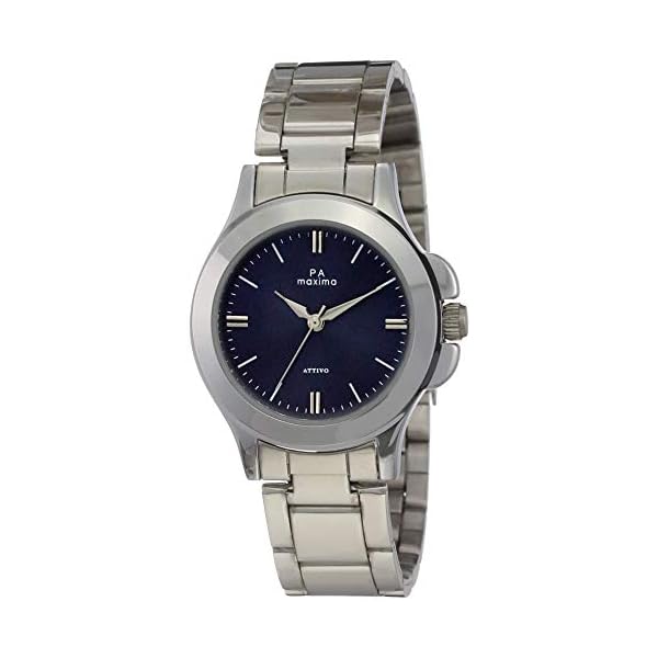 maxima blue dial watch