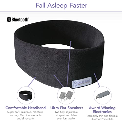 SleepPhones Wireless Sleep Headphones by AcousticSheep V8 24Hour