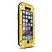 Love Mei Shockproof Waterproof Dust/Dirt/Snow Proof Aluminum Metal Gorilla Glass Protection Case Cover for Apple iPhone 6 Plus 5.5