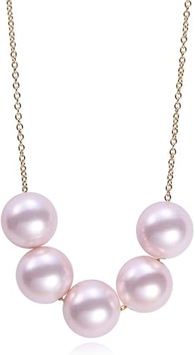 Amazon Votre Couture パールネックレス 高級国産 グランプレミアム カジュアル フリーサイズ レディース ゴールド ピンク 8mm ネックレス 通販