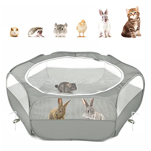 Pawaboo Small Animal Playpen Zippered Cover