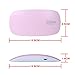 CLAVUZ Mini 6W LED UV Nail Dryer Lamp Curing Light Portable for Gel Nail Polishes Manicure/Pedicure 2 Timing Setting 45s/60s