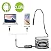 QYUHE 2Million Pixels HD USB Endoscope Borescope Waterproof Portable Inspection Snake Camera 6LED Lights (3.5M)