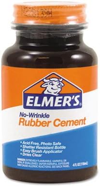 ELMER'S Rubber Cement Repositionable 1 Qt - Brand New Item