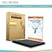 Wundermax Portfolio Binder - 12.8 x 9.8 x 0.6 Inch Vegan Leather Padfolio for Women and Men w/Notepad, Pockets for Tablet, Resume and Documents - Black