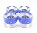 Wonnv LED Light-up Skateboard Wheels with ABEC-7 Bearings - Smoother Quieter Ride - 60x45mm - Blue Wheels