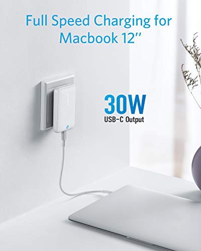 Anker 30W PIQ 3.0 & GaN Tech Power Delivery USB C Charger, PowerPort Atom III Slim Compact Type-C Charger for iPhone 11/11 Pro / 11 Pro Max/XR/XS/Max, Galaxy, Pixel, MacBook and More