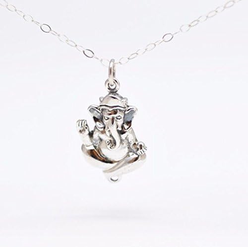 Sterling Silver Elephant Ganesh Necklace
