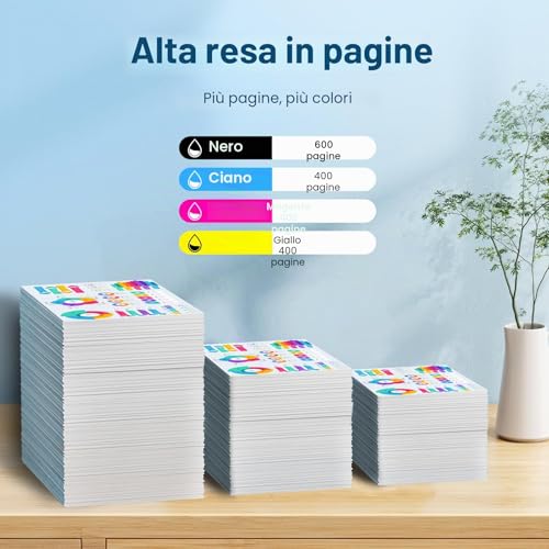 Jagute Compatible Ink Cartridges for XP 2200 WF 2930 for Expression Home XP 4200 XP 2205 XP 3205 XP 4205 Workforce WF-2910 WF-2930DWF WF-2950 (15 Packs, Black/Cyan/Magenta/Yellow)
