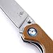 KIZER Knives Pocket Knife with Clip Brown G10 Handles Material EDC Folding Knife, Begleiter V4458A4