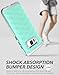 Clayco Galaxy S8+ Plus Case, [Helios Series] Premium Hybrid Protective Case for Samsung Galaxy S8+ (Green/Silver)