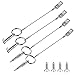Kohree Bimini Top Quick Release Pin 1/4 inch Diameter w/Lanyard Prevents Loss, Full 316 Stainless Steel, Bimini Top Pin, Boat Marine Hardware with 4 Installation Screws (4 Pack)