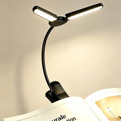 Ruoaueob Rechargeable Clip Book Light