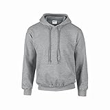 Gildan Heavyweight DryBlend Adult Unisex Hooded Sweatshirt Top / Hoodie (13 Colours)