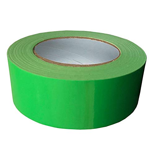 Exa Duct Tape 1.88 Inches x 60 Yards, Duct Tape for Crafts, Extra Strength, No Residue, DIY, Repairs, Indoor Outdoor Use, Book Repair, Must Have Garage Tool (1.88 X 60 Yards, Hi Vis Green)