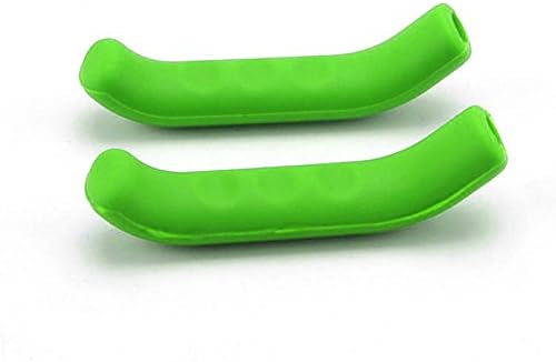 Zadaro Brake Handle Silicone Sleeve Mountain Road Bike Dead Fly Universal Type Brake Lever Protection Cover 1 Pair (Green)
