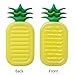 SYITCUN Giant Inflatable Pineapple Pool Party Float Raft Summer Outdoor Swimming Pool Inflatable Floatie Lounge Pool Loungers Adults & Kids-Enjoy Summer Time Family with 3 Inflatable Drink Holder
