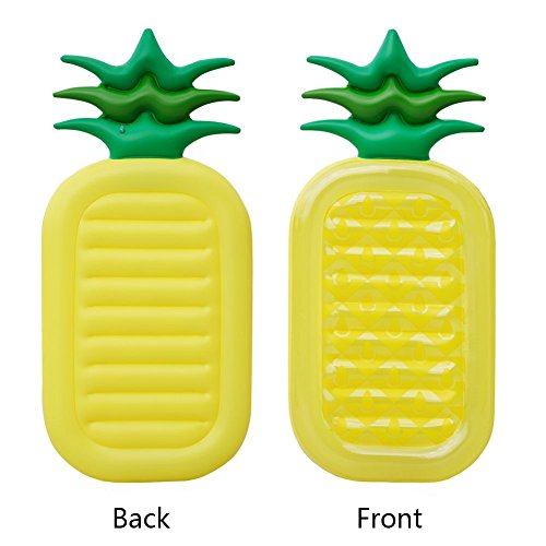 SYITCUN Giant Inflatable Pineapple Pool Party Float Raft Want It All
