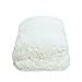 CaliTime Super Soft Blanket Throw for Couch Sofa Bed Elegant Cozy Plush Warm Faux Fur Solid Color 60 X 80 Inches Ivory