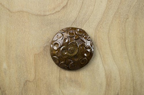 25 Pack Door Clavos Decorative Nails 1" Dimpled Pattern Rustic Hammered Iron Various Finishes Available