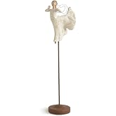 Willow Tree Song of Joy, Elevated Sculpted Hand-Painted Angel Nativity Figure