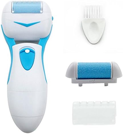 Electric Callous Remover Foot File Velvet Smooth Machine Foot Care Tool Portable Waterproof Callous Remover Dead Skin Pedicure Callous Shaver &amp; Sander for Women &amp; Men (Blue)