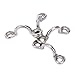Amarine Made Casted Stainless Steel Bimini Boat Top PAD Eye, Eye Straps, Tie Down, Kayak Deck Loops, Tie Down Anchor Point, footman's Loop for Kayak Canoe Rigging (6 Pcs)