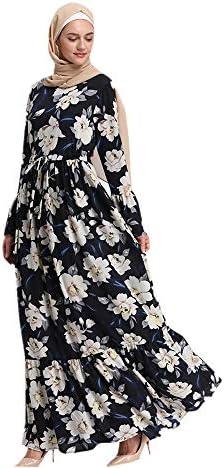 perfectCOCO Women Long Maxi Dress Robe Abaya Islamic Flower Dubai Cardigan Ramadan Prom Dresses