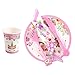 Yoodelife 100 Pack Unicorn Plates and Supplies Serves 20 with Unicorn Plates Cups Napkins Forks Knives for Birthday Baby Shower Party Supplies