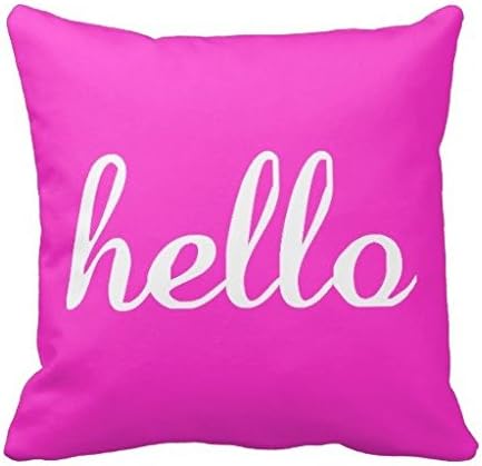 hello pillow case